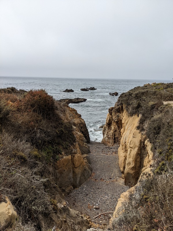 A beautiful coastline with sand beach