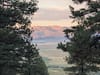 A peaceful sunset on the hills of the Eastern Sierras 
