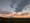 A blue and pink sunset sky with clouds in the Eastern Sierras